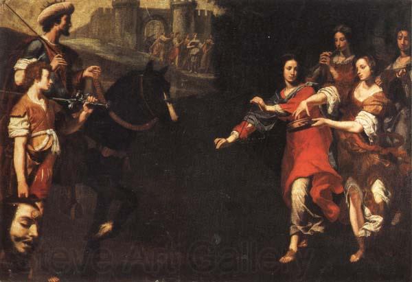 Lorenzo Lippi The Triumph of David Spain oil painting art